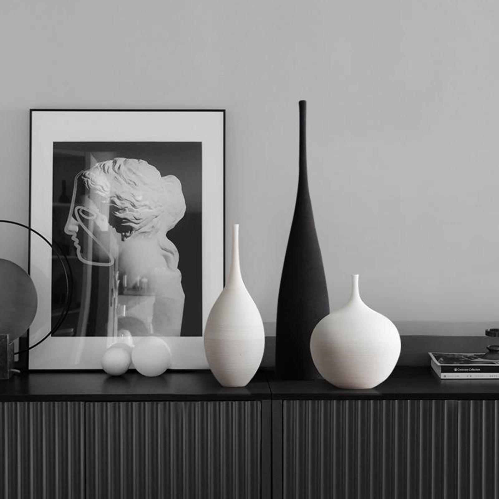 Centerpiece Vase Tall - Pot Bunga Keramik Elegan Vas Tinggi
