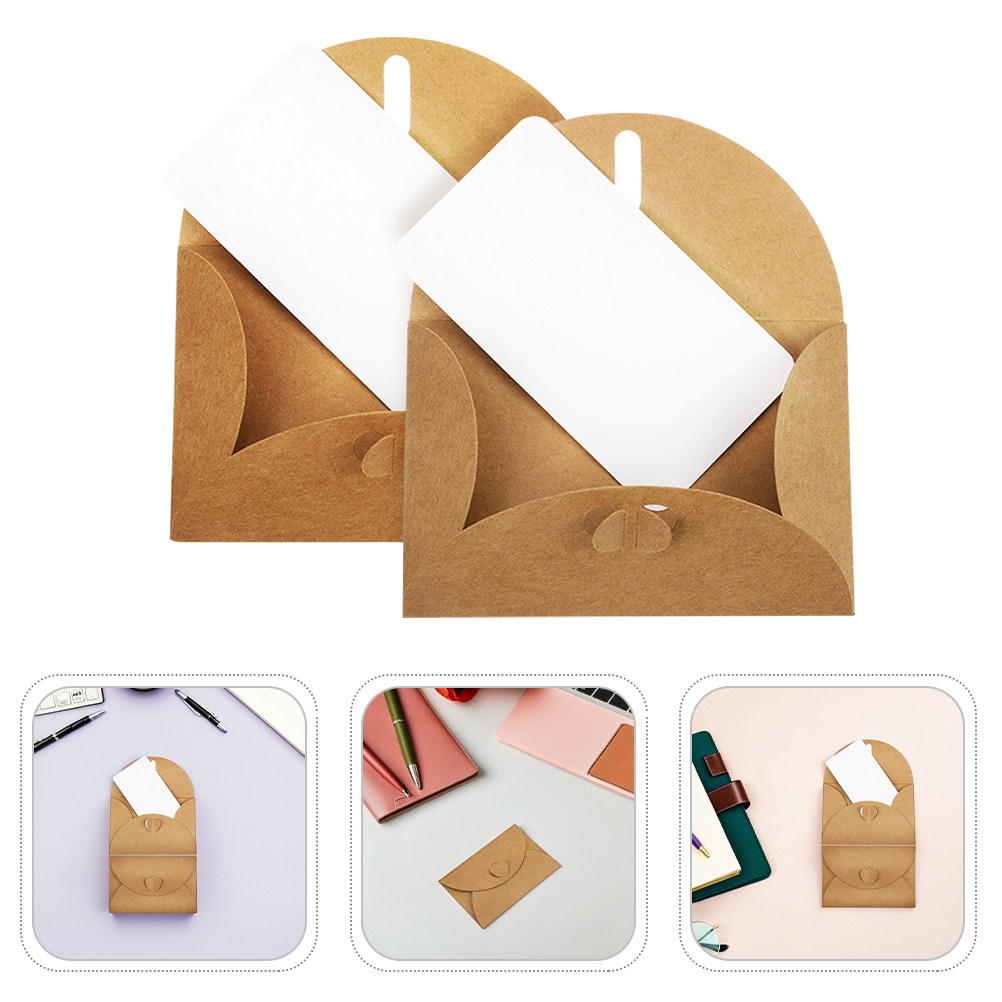 Wedding Envelopes - 30 Set Amplop Mini Kraft Penutup
