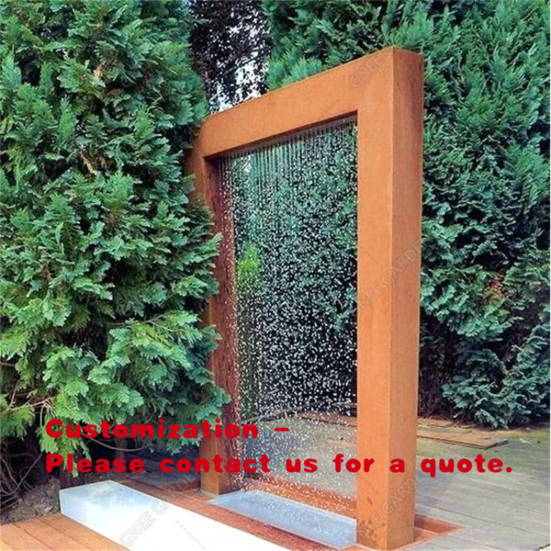 Wedding Fountain - Air Mancur Air Terjun Baja Corten