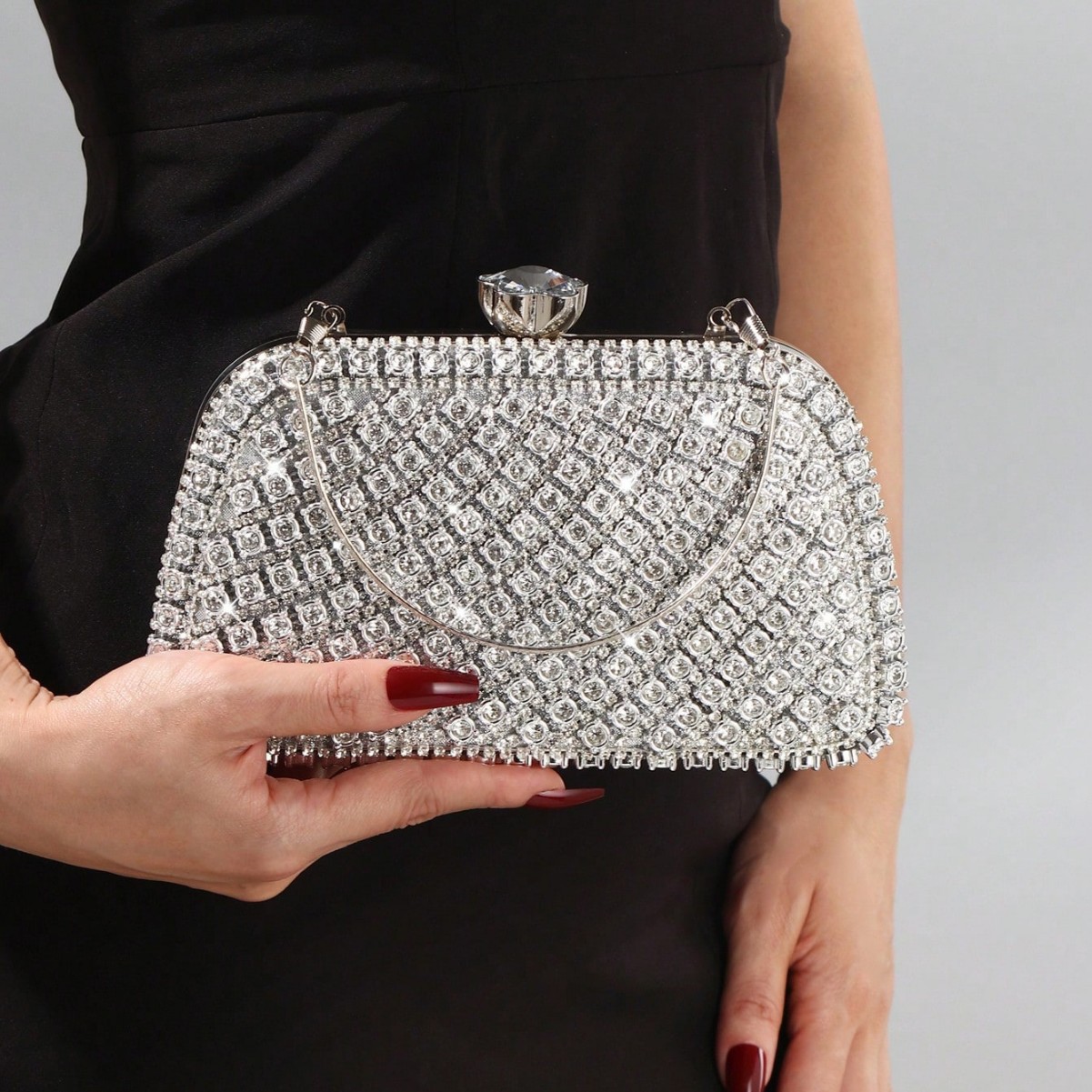 Wedding Vendor - Tas Malam Berkilau Berlian Mewah Warna