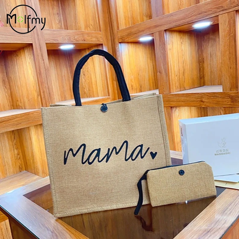Tas Tote Linen 2 buah tas tang - Wedding Vendor ulasan dan harga