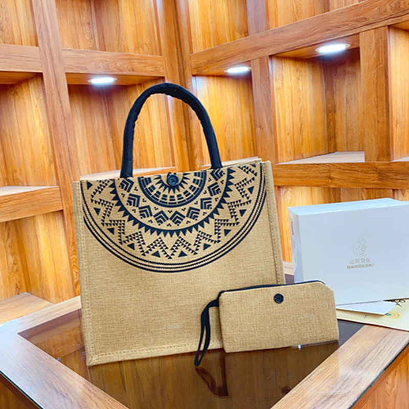 Tas Tote Linen 2 buah tas tang - Wedding Vendor ulasan dan harga