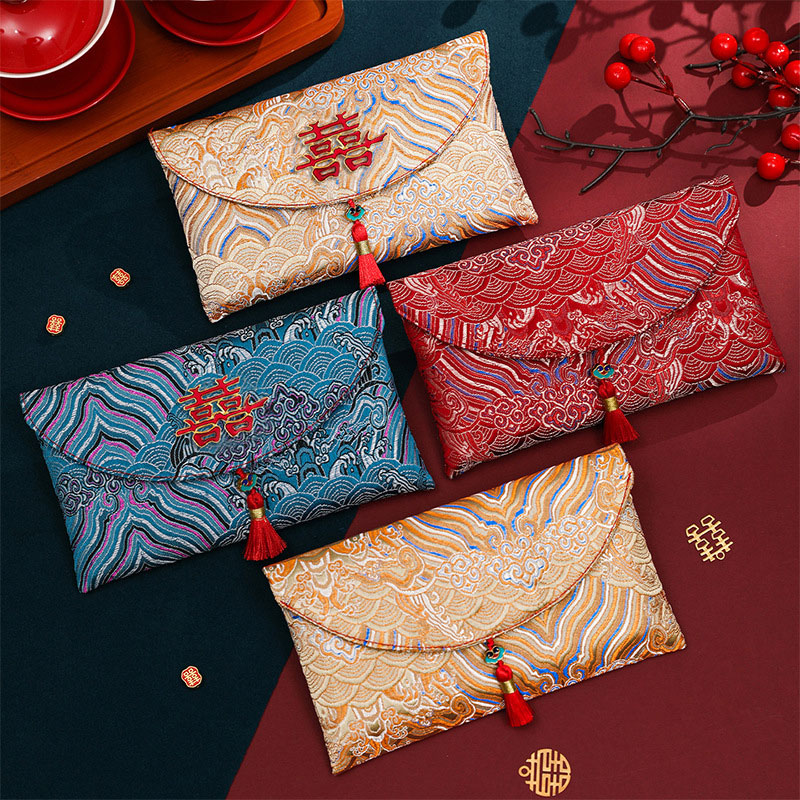 2 Buah Tas Uang Amplop Merah B - Wedding Envelopes ulasan dan harga