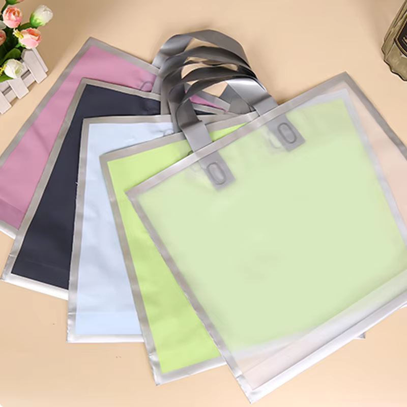 50Pcs Tas belanja tangan frost - Wedding/Event Supply Store ulasan dan harga