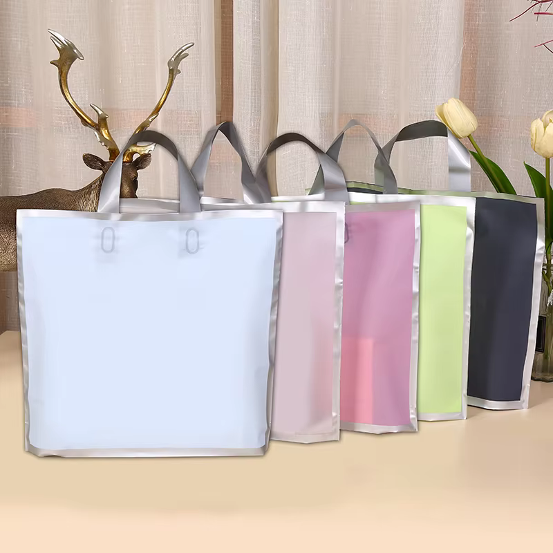 50Pcs Tas belanja tangan frost - Wedding/Event Supply Store ulasan dan harga