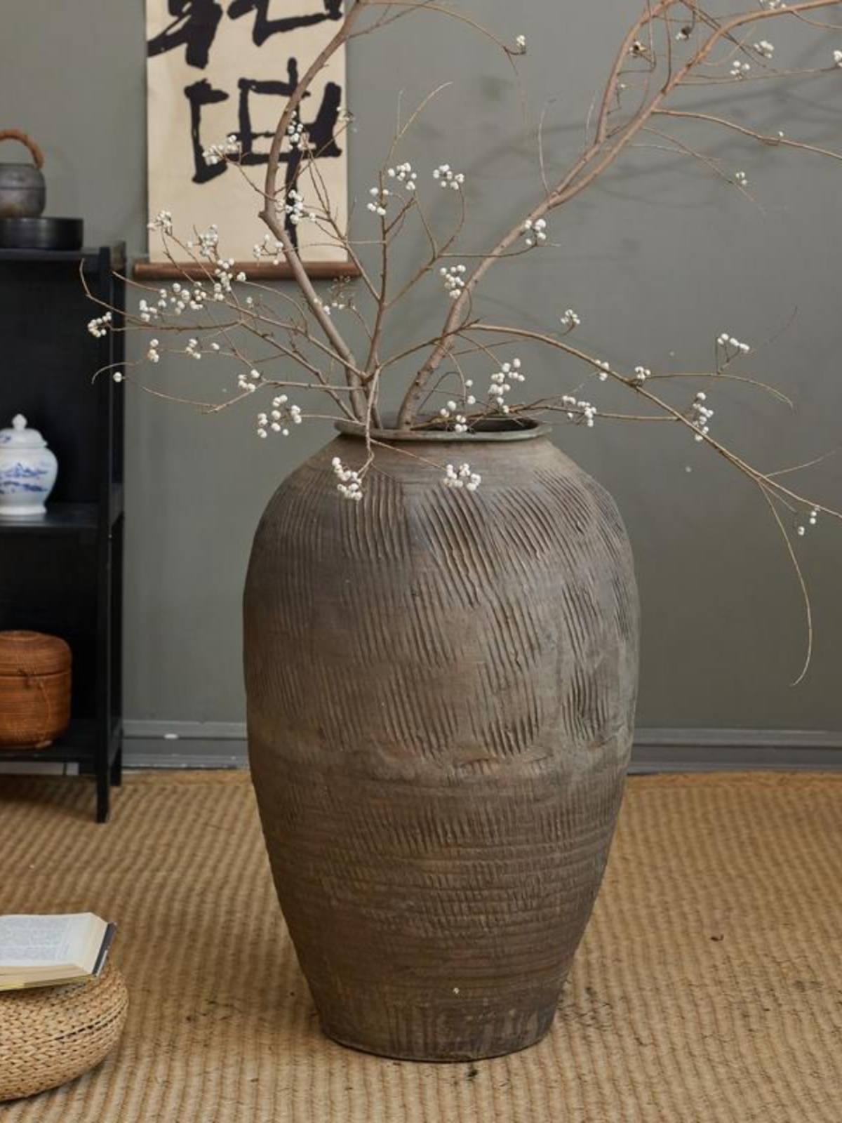 Vas Bunga Terracotta Besar Ber - Centerpiece Vase Tall ulasan dan harga