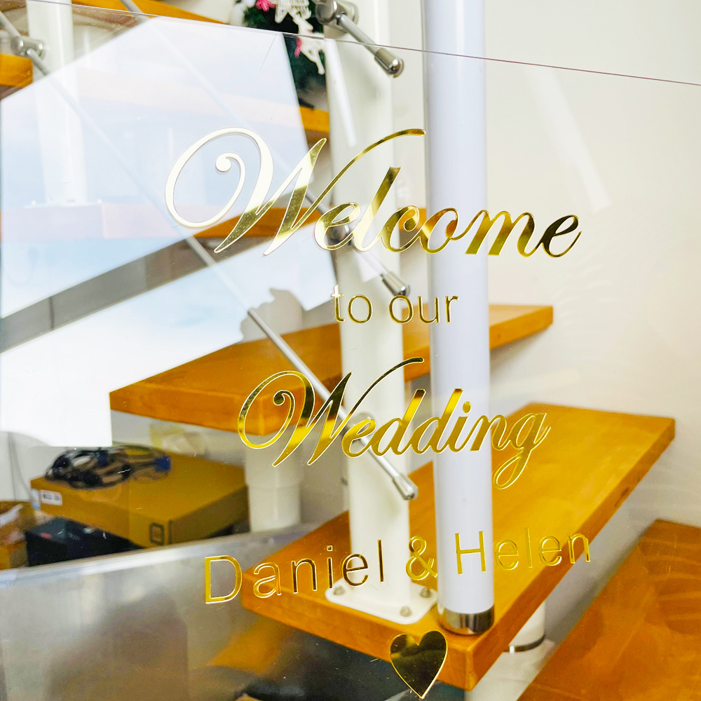 Tanda Nama Pernikahan Akrilik  - Wedding Z ulasan dan harga