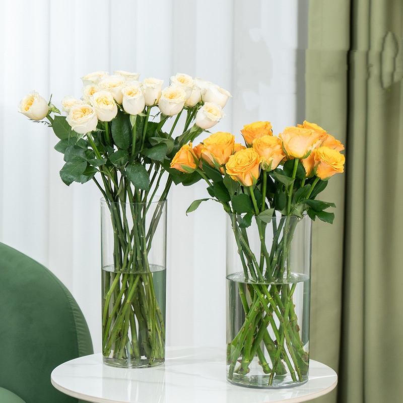 Vas Bunga Silinder Akrilik Tra - Centerpiece Vase Tall ulasan dan harga