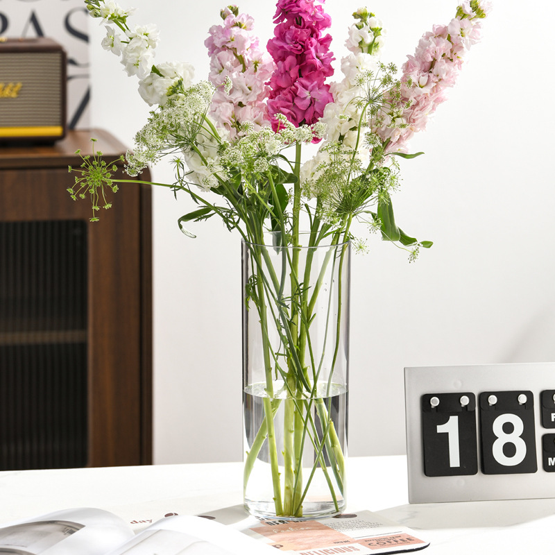 Vas Bunga Silinder Akrilik Tra - Centerpiece Vase Tall ulasan dan harga
