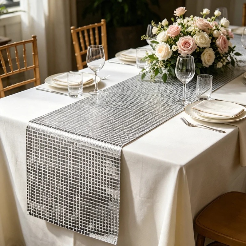Taplak Meja Payet Berkilauan M - Table Runner Sequin ulasan dan harga