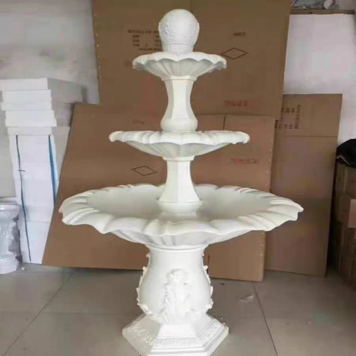 Air mancur fiberglass tipis 2  - Wedding Fountain ulasan dan harga