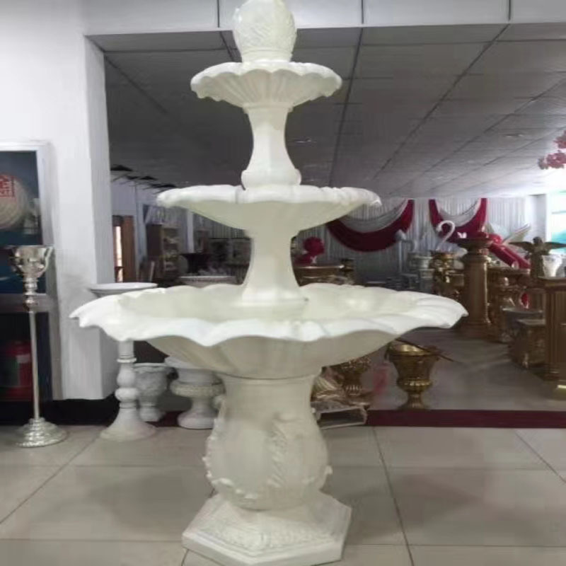 Air mancur fiberglass tipis 2  - Wedding Fountain ulasan dan harga