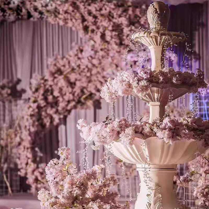 Air mancur fiberglass tipis 2  - Wedding Fountain ulasan dan harga