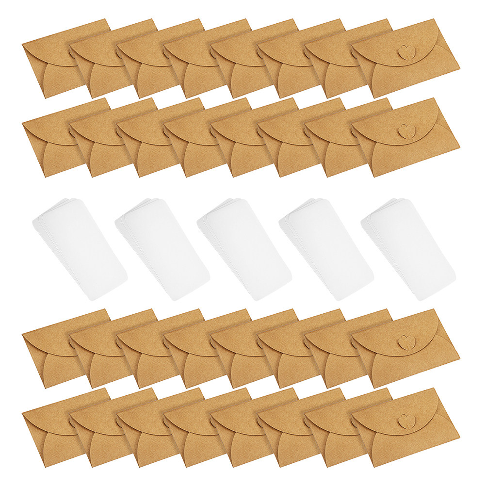 30 Set Amplop Mini Kraft Penut - Wedding Envelopes ulasan dan harga