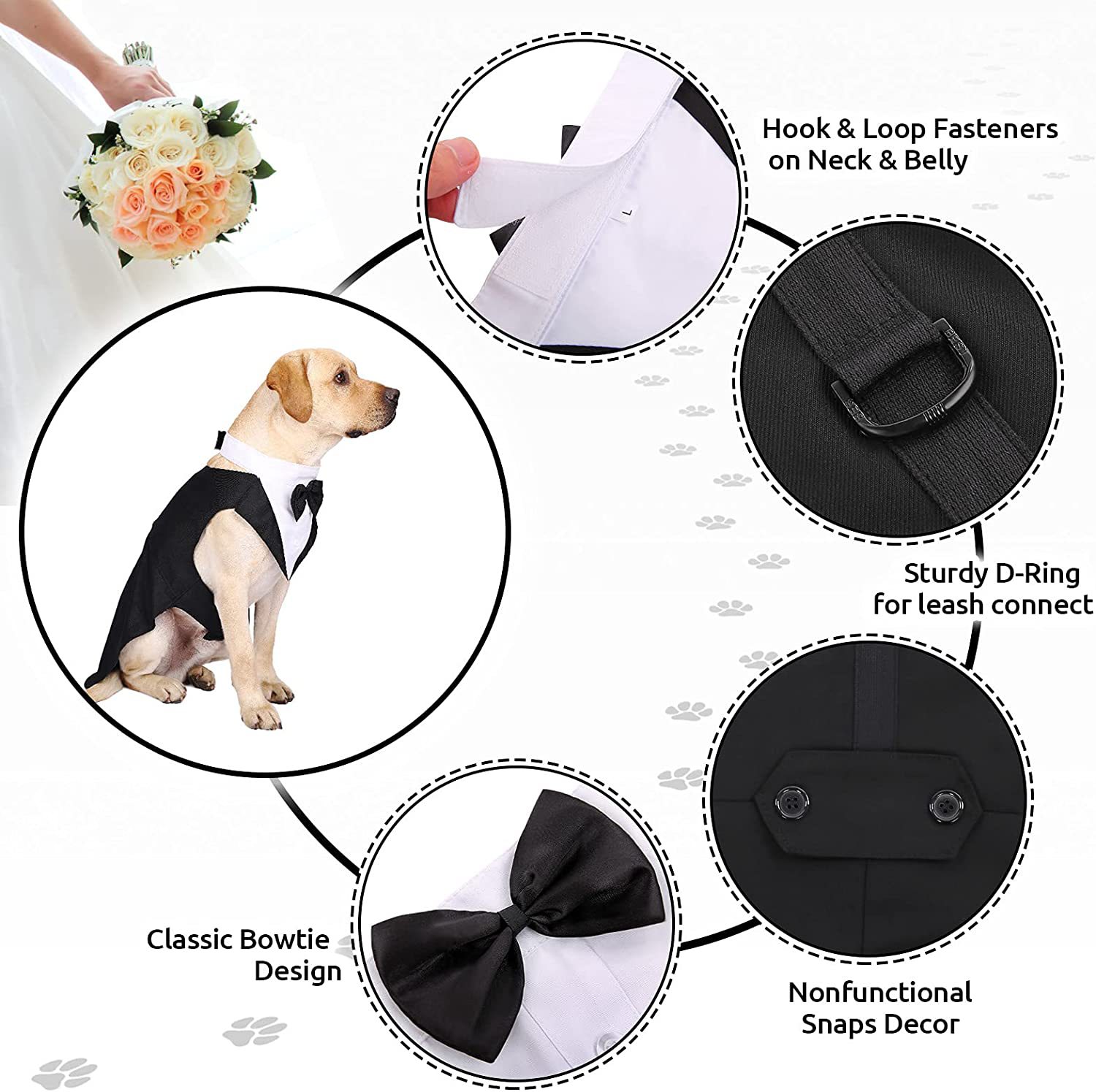 Pakaian Anjing Peliharaan Mode - Suit Supply Wedding Party ulasan dan harga