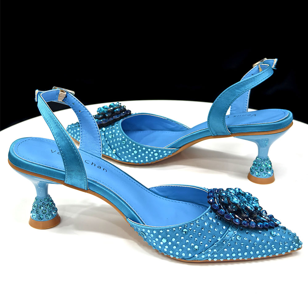 Sepatu Hak Tinggi Kristal Rhin - Wedding Vendor ulasan dan harga