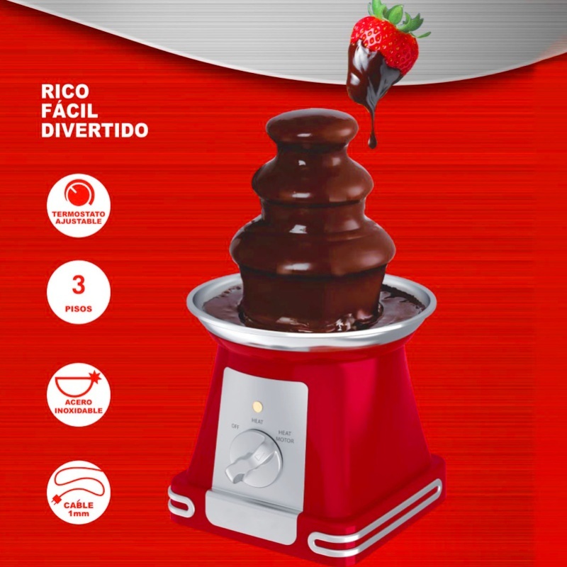 Mesin Fondue Cokelat Mini 3 Ti - Wedding Fountain ulasan dan harga