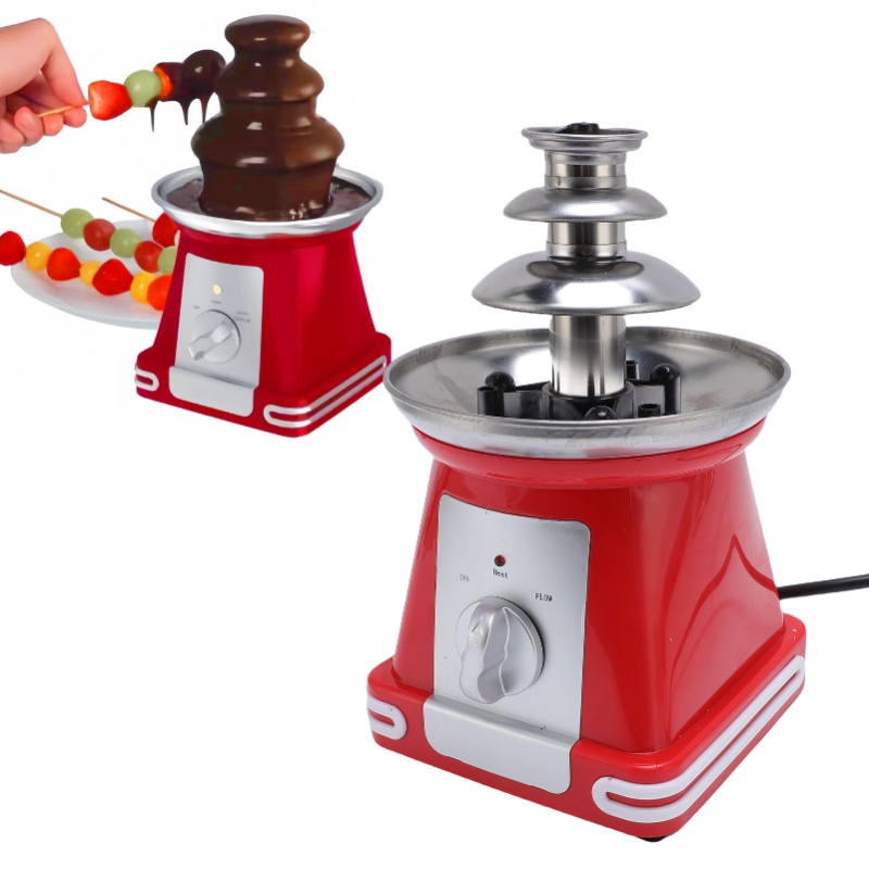 Mesin Fondue Cokelat Mini 3 Ti - Wedding Fountain ulasan dan harga